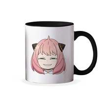 Spy x Family Anime Anya Forger Smug Heh Face Ceramic Coffee Mug 11 oz - £17.37 GBP
