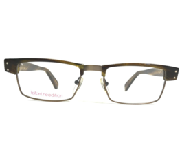 Lafont Reedition Eyeglasses Frames CYRANO 519 Brown Horn Square 50-19-145 - £99.08 GBP