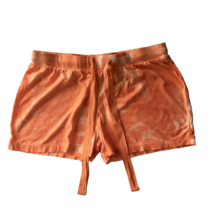 Blissful Dreams Tie Dye Sleep Shorts Size M Organic Cotton Orange - £10.86 GBP