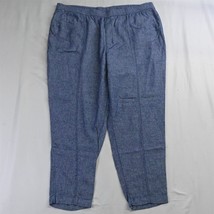 Old Navy XL Blue Chambray Pull On Drawstring Slim Ankle Womens Pants - £11.85 GBP