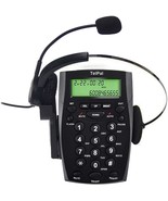 Ha0021, Wired Analog Home, Corded Call Center Headset Telephone From Tel... - $56.93 CAD