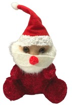 Santa Claus Plush Toy Stocking Stuffer Christmas Holiday Decor 6.5&quot; Tall... - £10.16 GBP
