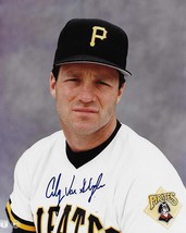 Andy Van Slyke Pittsburgh Pirates signed autographed 8x10 Photo. COA - £50.33 GBP