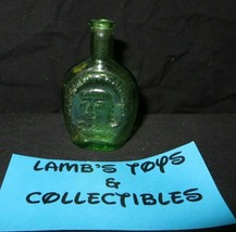 3&quot; Wheaton Millville NJ 1970&#39;s Vintage Spirits Green Benjamin Franklin b... - $10.67