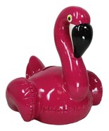 Whimsical Magenta Tropical Wading Bird Flamingo Money Piggy Coin Bank Fi... - $28.58 CAD