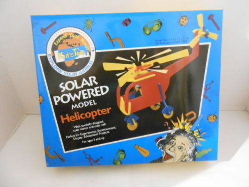 KID&#39;S TEK 205 SOLAR POWERED MODEL HELICOPTER MODEL KIT NIB - $4.55