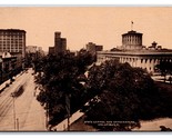 State Capitol and Skyscrapers Columbus Ohio OH UNP DB Postcard I18 - $3.51