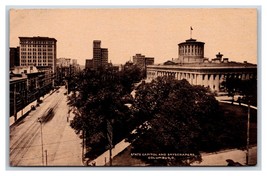State Capitol and Skyscrapers Columbus Ohio OH UNP DB Postcard I18 - £3.16 GBP