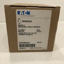 (1) Eaton FW3063JVL Series C Industrial Circuit Breaker 63A 690 VAC 3 Pole - $1,299.99
