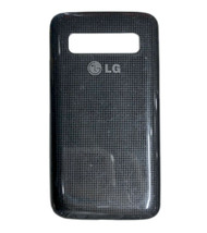 Genuine Lg Optimus E510 Battery Cover Door Black Cell Phone Back Panel - $4.65