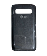 GENUINE LG Optimus E510 BATTERY COVER Door BLACK cell phone back panel - £3.65 GBP