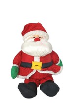 Hallmark Santa Claus Nylon Christmas Holiday Plush Stuffed Animal 14&quot; - $39.60