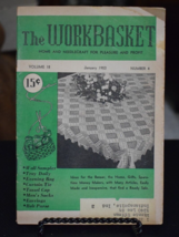 Vintage The Workbasket Magazine - January 1953 - Volume 18 - Number 4 - £5.44 GBP