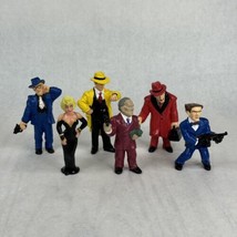 Lot of 6 Vintage Dick Tracy Action Figures 1990 Disney Applause Collection Set - £22.15 GBP