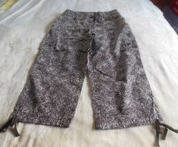 Chico's Women's Python Ripstop Cargo Crop Pants Chocolate Size 0 - $57.42