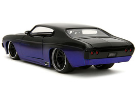 1971 Chevrolet Chevelle SS Black Blue Pink Slips Series 1/24 Diecast Car Jada - £30.85 GBP