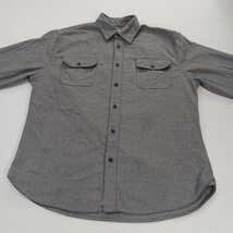 JACHS Men's Size Large Heavyweight Gray Cotton Blend Long Sleeve Shirt RN#123913 image 10