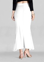 Microfiber Saree Shapewear Petticoat Women Cotton White Shape Microfiber... - $33.18
