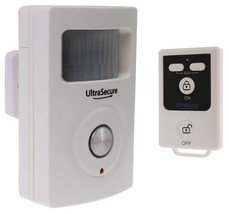 Wireless Shed &amp; Garage PIR Battery Alarm (with Built in Siren) - £38.39 GBP