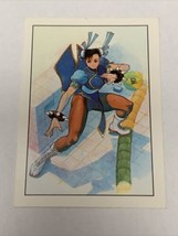 1994 Street Fighter Chun Li 88 Topps Trading Card Capcom  Village Market... - $14.85