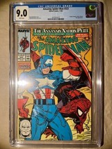 Amazing Spider-Man 323 CGC 9.0 Captain America Silver Sable - £58.26 GBP