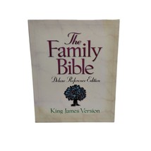 The Family Bible Deluxe Reference Edition King James Version White Faux Leather - £29.81 GBP