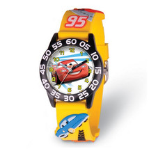 Disney Kids Cars Lightning McQueen Acrylic Time Teacher Watch - £23.18 GBP