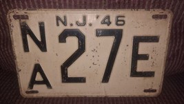 1946 New Jersey license plate Na 27e Ford Chevy Dodge 6246 - £18.26 GBP