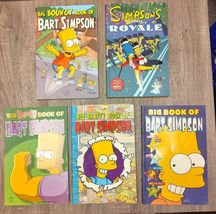 The Simpsons TPB Lot of 5 - Big Book of Bart, Royale, Bouncy, Beefy, Bratty - $24.49