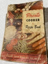 1950 National Presto Cooker Recipe Book Owners Manual Models 603, 604, A... - $5.89