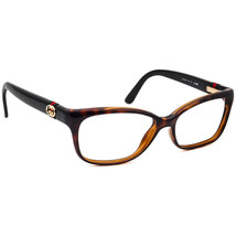 Gucci Eyeglasses GG 3683 2XF Havana/Black Semi Butterfly Frame Italy 53[... - £199.83 GBP