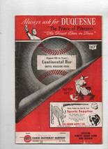 VINTAGE 1950 Pittsburgh Pirates St Louis Cardinals Program Stan Musial - $49.49
