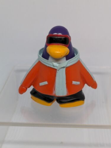 Primary image for Disney Jakks Club Penguin 2" Figure Moveable Neck  and Waist  Purple Head 