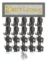 21pcs The Lord Of The Rings Saruman Isengard army Uruk-hai Attack Minifigures - £25.95 GBP