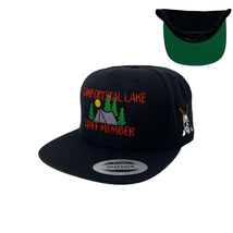 Camp Lake Staff Member Mask Snapback Hat - $20.00