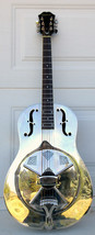 Ephiphone Dobro Hound Dog M-14 Metalbody Nickel Resonator Guitar + CASE ... - $692.95