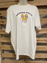 NEW Life is Good Blue 84 Arizona State University T-Shirt Men&#39;s Size Lar... - $226.60 MXN