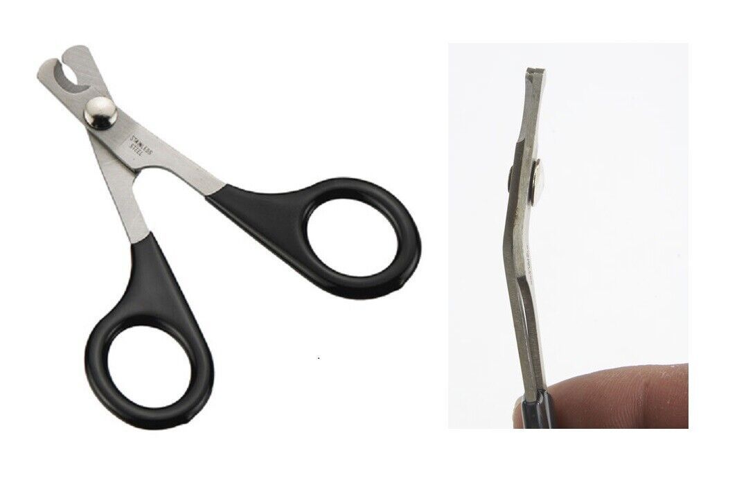 PET NAIL LARGE SCISSOR Angled TRIMMER CLIPPER Bent Shank Dog Cat Bird Re... - $14.99