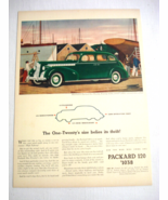 1940 Color Ad Packard 120 Touring Sedan Size Belies Its Thrift - €8,54 EUR
