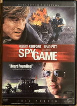 Spy Game (DVD, 2001, Full Screen Edition) Robert Redford, Brad Pitt - £6.22 GBP