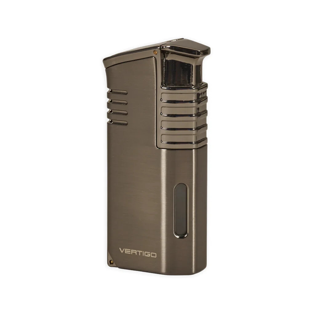 Vertigo Mechanic Triple Torch w/Cigar Punch GUNMETAL - VERT MECHANIC GUN... - $29.35