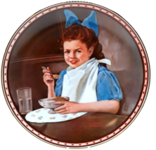 Good Intentions Norman Rockwell Plate- Bradford Exchange 1987 Plate #4263D - £10.38 GBP