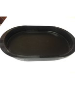 Tupperware #2015A-1 Preludio Large (15 1/2&quot; x 10&quot;) Black Serving Tray/Pl... - £7.84 GBP