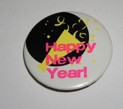 Happy New Year Pinback Button 1 1/2" - $4.99