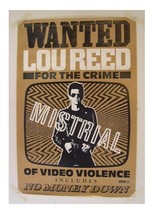 Lou Reed Wanted Poster The Velvet Underground Old - $26.88