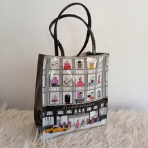 BLOOMINGDALE’S Bag Store Front New York Vinyl Plastic Shopper Small Handbag - £25.34 GBP