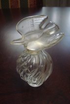 Lalique Glass L&#39;Air Du Temps Perfume Bottle Compatible with Nina Ricci SIGNED Br - £43.17 GBP