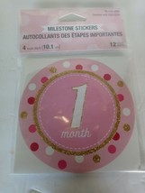 Milestone Stickers 1 Month Girl - £16.25 GBP