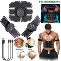 Electric Muscle Toner Abdominal Abs Toning Belt Workout Fitness Training... - $35.99