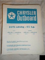 Chrysler Outboard Parts Catalog 65 HP - $12.38